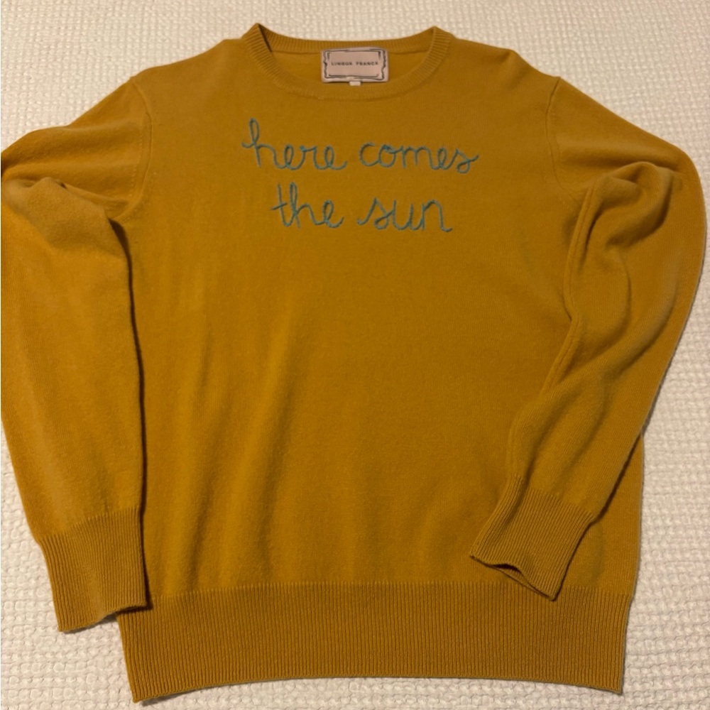 Lingua Franca “here comes the sun” Crewneck